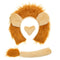 PARTY PLAY LIMITED Costume Accessories Lion Accessory Kit for Adults 840482502070