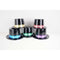 PARTY TIME MFG New Year Black Top Hats With Foil Happy New Year Band 010372232800