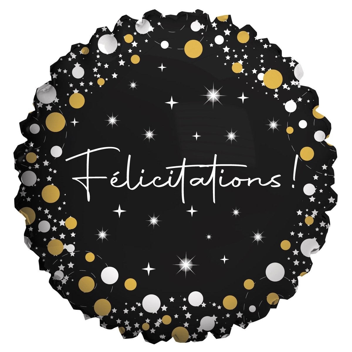 PARTYGRAM Balloons Félicitations Sparkling Foil Balloon, 18 Inches 840482505903