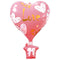 PARTYGRAM Balloons Heart Hot Air Supershape Balloon, 32 Inches, 1 Count