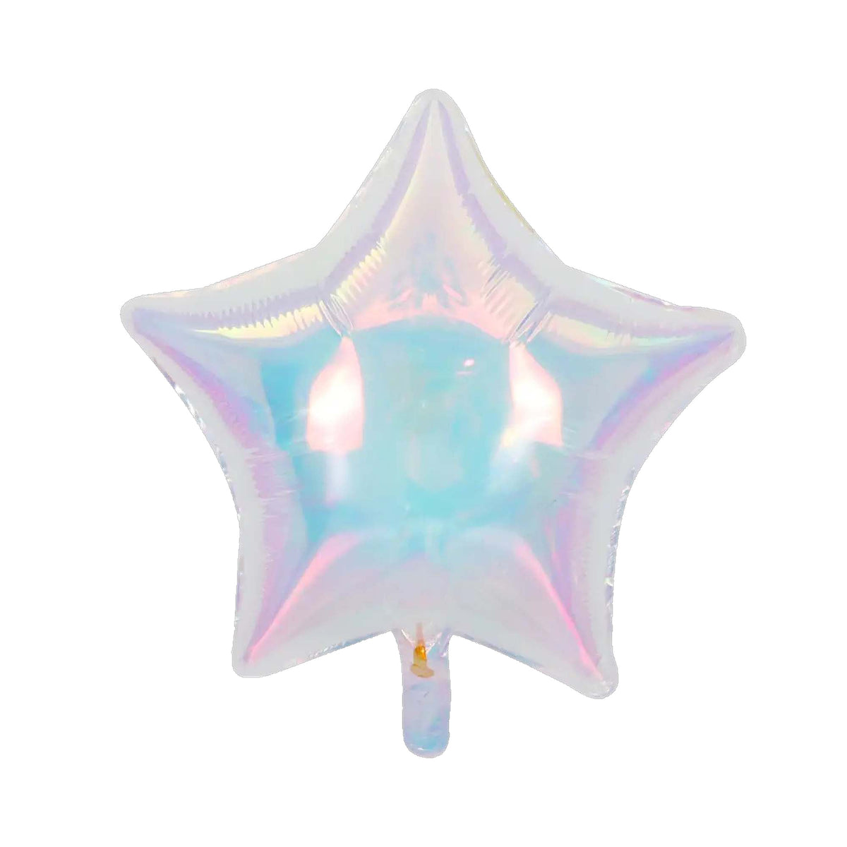 PARTYGRAM Balloons Iridescent Air-Filled Star Shaped Foil Balloon, 18 Inches, 1 Count 810120714585