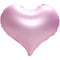 PARTYGRAM Balloons Pink Heart Shaped Supershape Balloon, 22 Inches, 1 Count 810120717210
