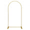 PORTOFINO INTERNATIONAL TRADING USA Balloons Gold Metal Arch Backdrop Stand, 36 x 16 x 72 Inches, 1 Count 745910759913