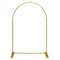 PORTOFINO INTERNATIONAL TRADING USA Balloons Gold Metal Arch Backdrop Stand, 60 x 16 x 90 Inches, 1 Count 745910759951