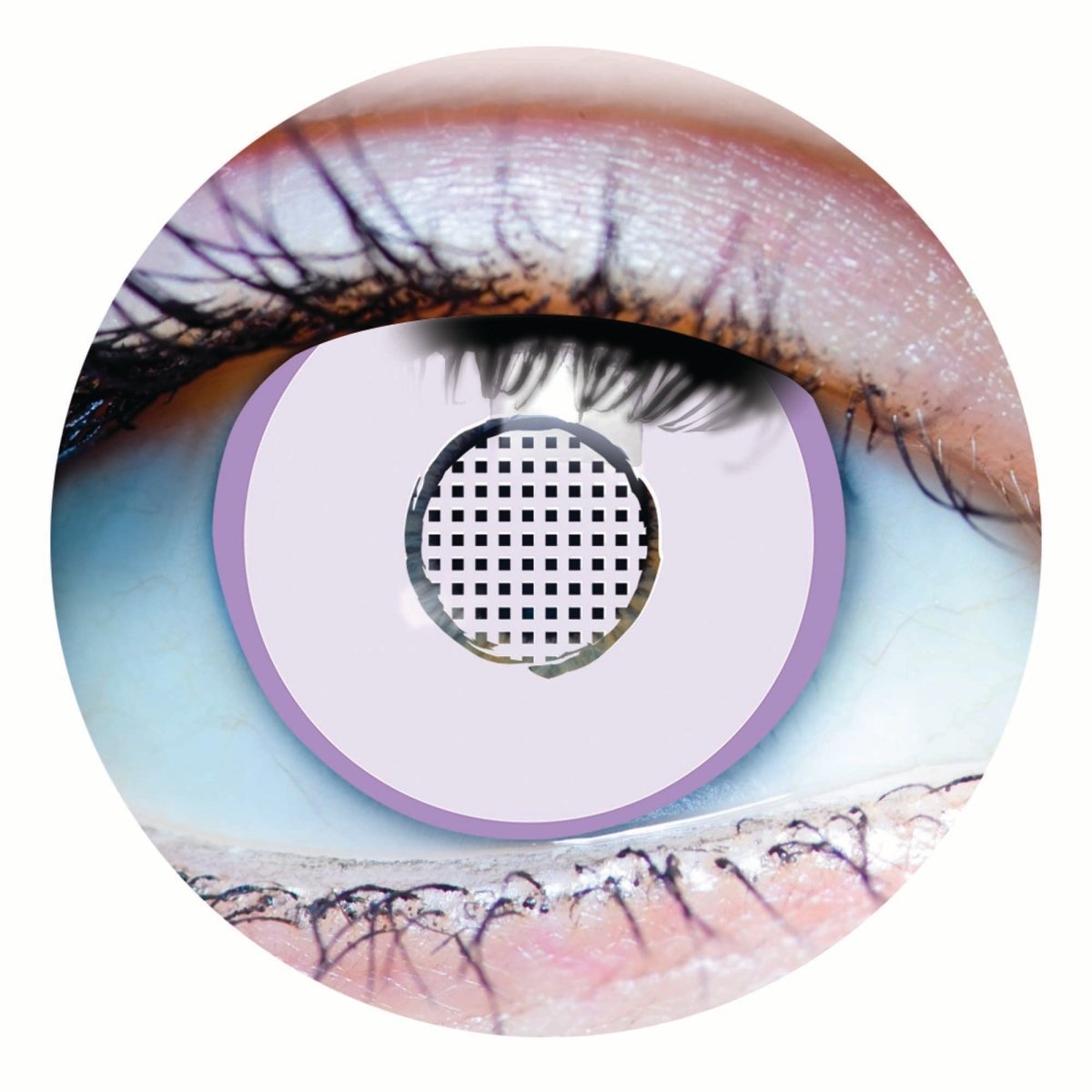 PRIMAL CONTACT LENSES Costume Accessories Byakugan Contact Lenses, 3 Month Usage 628153228265