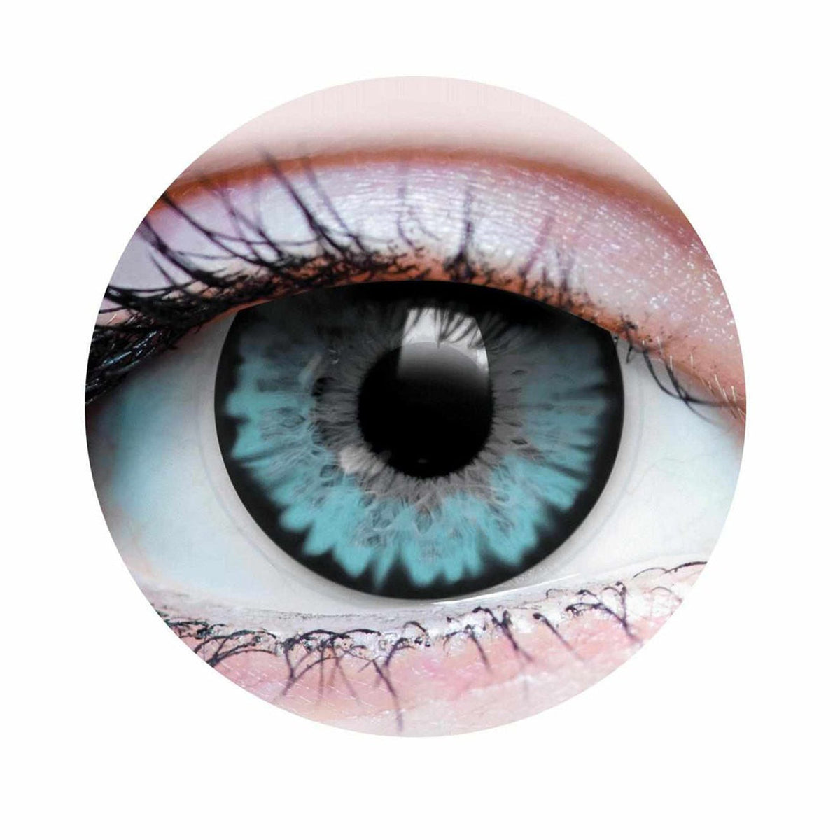 PRIMAL CONTACT LENSES Costume Accessories Celestial Ocean Blue Contact Lenses, 3 Month Usage