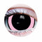 PRIMAL CONTACT LENSES Costume Accessories PRIMAL® ACID I - Pink And Black Coloured Contact Lenses, 3 months usage 628153229637