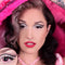 PRIMAL CONTACT LENSES Costume Accessories PRIMAL® ACID I - Pink And Black Coloured Contact Lenses, 3 months usage 628153229637
