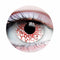 PRIMAL CONTACT LENSES Costume Accessories PRIMAL® Berserker I - White and Red Coloured Contact Lenses, 3 months usage 628153229293