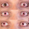 PRIMAL CONTACT LENSES Costume Accessories PRIMAL® Berserker I - White and Red Coloured Contact Lenses, 3 months usage 628153229293