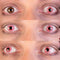 PRIMAL CONTACT LENSES Costume Accessories PRIMAL® Berserker I - White and Red Coloured Contact Lenses, 3 months usage 628153229293