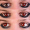 PRIMAL CONTACT LENSES Costume Accessories PRIMAL® Blood Eyes - Red and Black Coloured Contact Lenses, 3 months usage 628153229071