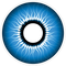 PRIMAL CONTACT LENSES Costume Accessories PRIMAL® Chucky - Vivid Blue Coloured Contact Lenses, 3 months usage 628153229323