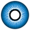 PRIMAL CONTACT LENSES Costume Accessories PRIMAL® Chucky - Vivid Blue Coloured Contact Lenses, 3 months usage 628153229323