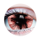PRIMAL CONTACT LENSES Costume Accessories PRIMAL® Doom - Red, Black, White Coloured Contact Lenses, 3 months usage 628153229552