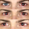 PRIMAL CONTACT LENSES Costume Accessories PRIMAL® Doom - Red, Black, White Coloured Contact Lenses, 3 months usage 628153229552