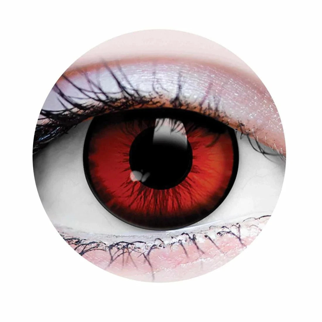 PRIMAL CONTACT LENSES Costume Accessories PRIMAL® Dracula I - Red Coloured Contact Lenses, 3 Months Usage 628153228883