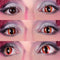 PRIMAL CONTACT LENSES Costume Accessories PRIMAL® Dragon - Red and Yellow Reptile Coloured Contact Lenses, 3 months usage 628153228135