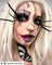 PRIMAL CONTACT LENSES Costume Accessories PRIMAL® Hypnotized - Black and White Coloured Contact Lenses, 3 months usage 628153227893