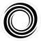 PRIMAL CONTACT LENSES Costume Accessories PRIMAL® Hypnotized - Black and White Coloured Contact Lenses, 3 months usage 628153227893