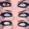 PRIMAL CONTACT LENSES Costume Accessories PRIMAL® Night King - White and Blue Coloured Contact Lenses, 3 months usage 628153229675