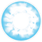 PRIMAL CONTACT LENSES Costume Accessories PRIMAL® Night King - White and Blue Coloured Contact Lenses, 3 months usage 628153229675