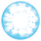 PRIMAL CONTACT LENSES Costume Accessories PRIMAL® Night King - White and Blue Coloured Contact Lenses, 3 months usage 628153229675