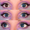 PRIMAL CONTACT LENSES Costume Accessories PRIMAL® Piranha I - Blue Coloured Contact Lenses, 3 months usage 628153229194