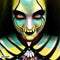 PRIMAL CONTACT LENSES Costume Accessories PRIMAL® Plague - White Mini-Sclera Coloured Contact Lenses, 3 Month Usage 628153229545