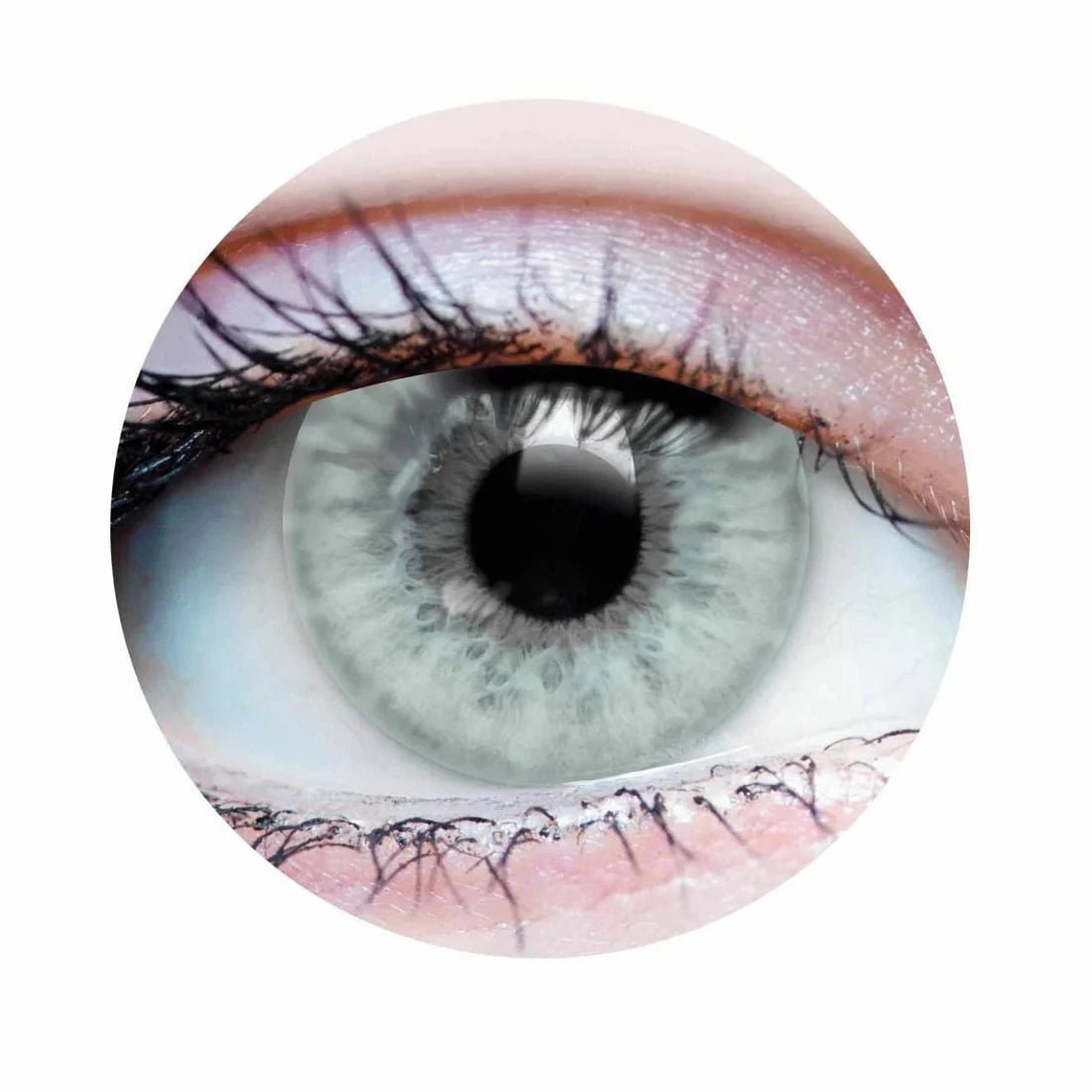 PRIMAL CONTACT LENSES Costume Accessories PRIMAL® Pure Jade - Light Green Coloured Contact Lenses, 3 months usage 628153226513