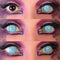 PRIMAL CONTACT LENSES Costume Accessories PRIMAL® Saiyan - Blue Cosplay Coloured Contact Lenses, 3 months usage 628153229705