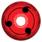 PRIMAL CONTACT LENSES Costume Accessories PRIMAL® Sharingan - Red Cosplay Coloured Contact Lenses, 3 Month Usage 628153229842