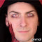 PRIMAL CONTACT LENSES Costume Accessories PRIMAL® Shatter - Red and Black Coloured Contact Lenses, 3 Months Usage 628153229453