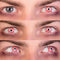 PRIMAL CONTACT LENSES Costume Accessories PRIMAL® Shatter - Red and Black Coloured Contact Lenses, 3 Months Usage 628153229453