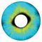 PRIMAL CONTACT LENSES Costume Accessories PRIMAL® Strange - Green And Blue Cosplay Coloured Contact Lenses, 3 months usage 628153229538
