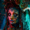 PRIMAL CONTACT LENSES Costume Accessories PRIMAL® Strange - Green And Blue Cosplay Coloured Contact Lenses, 3 months usage 628153229538