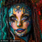 PRIMAL CONTACT LENSES Costume Accessories PRIMAL® Strange - Green And Blue Cosplay Coloured Contact Lenses, 3 months usage 628153229538
