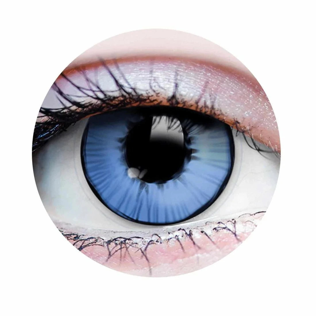 PRIMAL CONTACT LENSES Costume Accessories PRIMAL® Superhero - Blue Coloured Contact Lenses, 3 months usage 628153229392