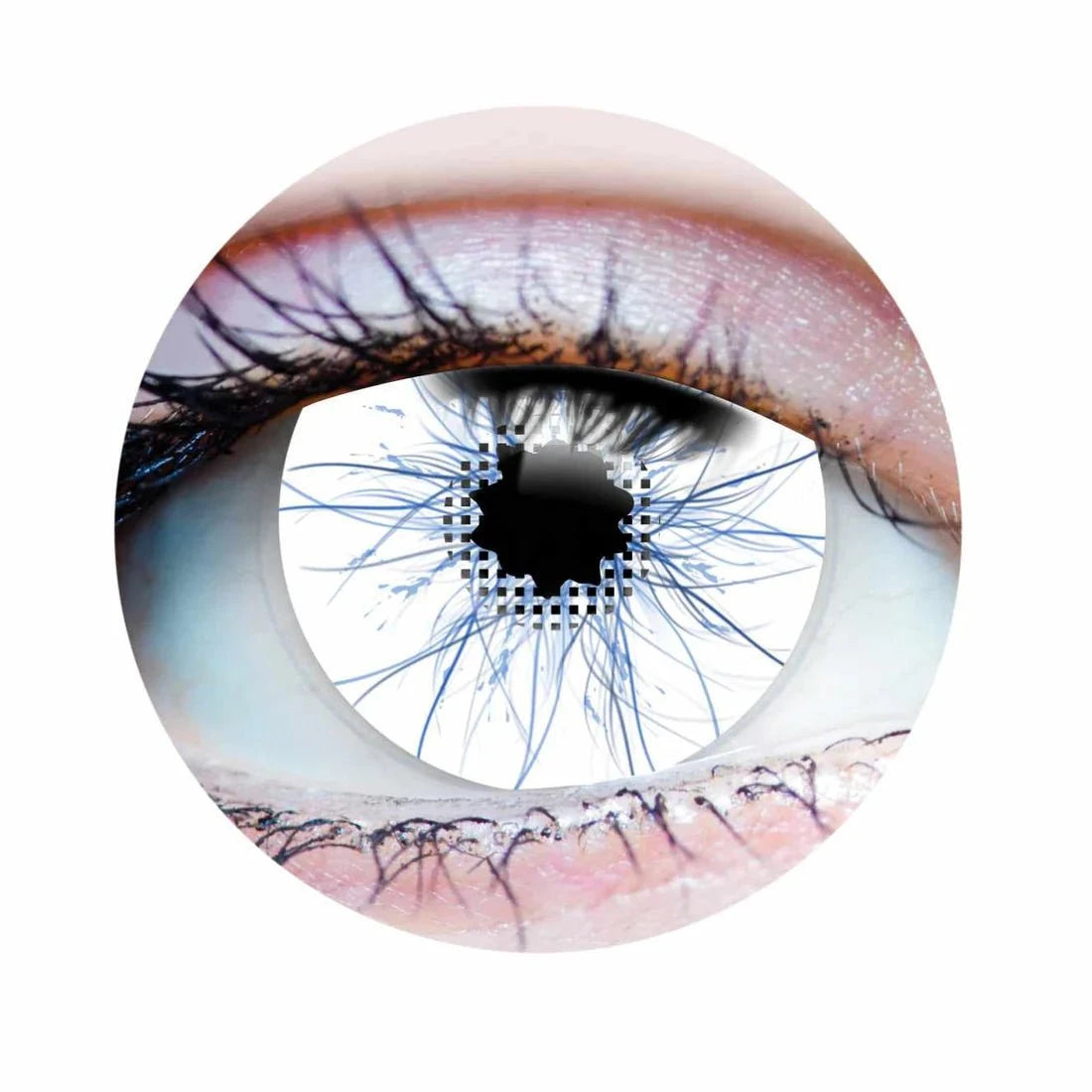 PRIMAL CONTACT LENSES Costume Accessories PRIMAL® Thor - White Coloured Contact Lenses, 3 months usage 628153229699