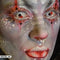 PRIMAL CONTACT LENSES Costume Accessories PRIMAL ® Undead - White with Red Blood Coloured Contact Lenses, 3 Months Usage 628153229477