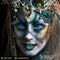 PRIMAL CONTACT LENSES Costume Accessories PRIMAL® Zombie II - White & Black Rim Coloured Contact Lenses, 3 Months Usage 628153228098