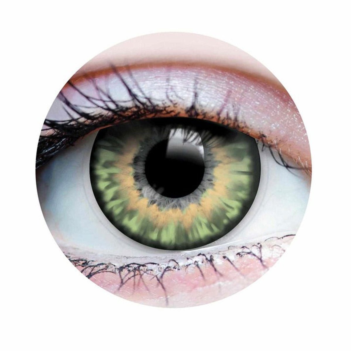 PRIMAL CONTACT LENSES Costume Accessories Sunrise Jade Contact Lenses, 3 Month Usage 628153225158
