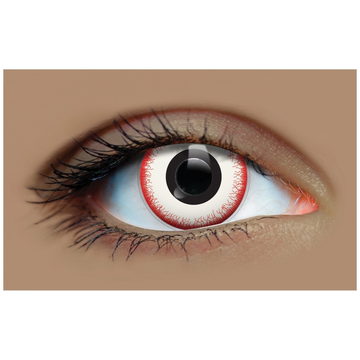 PRIMAL CONTACT LENSES Costume Accessories Terrifier Contact Lenses, 3 Month Usage 628153229958