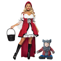 Costumes Maman et Moi du Petit Chaperon rouge et le loup-garou