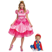 Costumes Maman et Moi de Super Mario et la princesse Peach