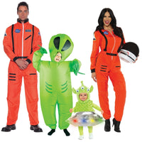 Costumes pour famille d'extraterrestres et astronautes