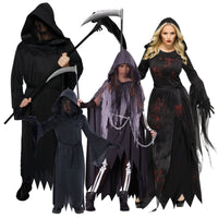 Costumes pour famille de la faucheuse