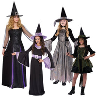 Costumes pour famille de sorciers et sorcières