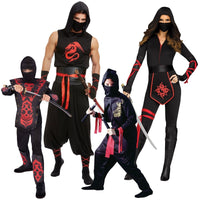 Costumes pour famille de ninjas