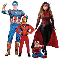 Costumes pour famille des Avengers